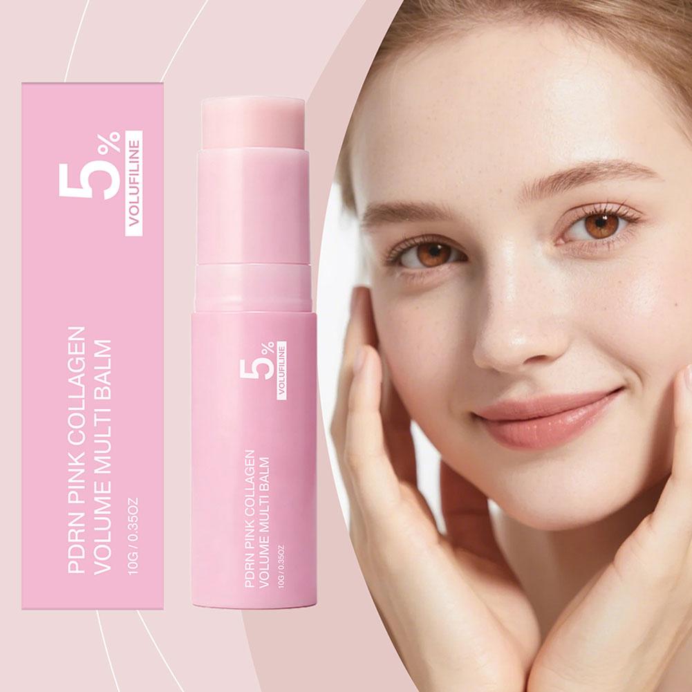 PDRN 핑크 콜라겐 볼륨 멀티 밤 스틱 5% 볼루필린 - Skincare Korea 리뷰 및 가격